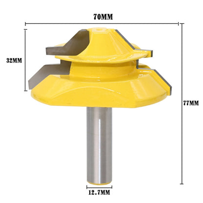 1/2x2-3/4 Shank งานไม้ 45 องศาหมั้นเครื่องตัด Tenon ใบมีดมุมขวาอุปกรณ์เสริมมีดงานไม้เครื่องมือ, 1/2 x 2-3/4