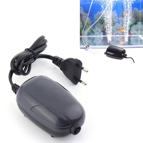 RS-290 220V 3W Single Outlets ปรับกระแสเงินสด Silent Aquarium Air Pump ถังปลาออกซิเจนปั๊มลม, 3W