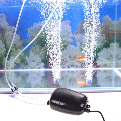 RS-290 220V 3W Single Outlets ปรับกระแสเงินสด Silent Aquarium Air Pump ถังปลาออกซิเจนปั๊มลม, 3W