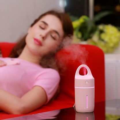 1.5W - 2W 175ml มินิแบบพกพา USB ไอออนลบ Humidifier ความงามและน้ำอาหารเสริมเครื่องมือที่มีสีสัน LED LIGHT