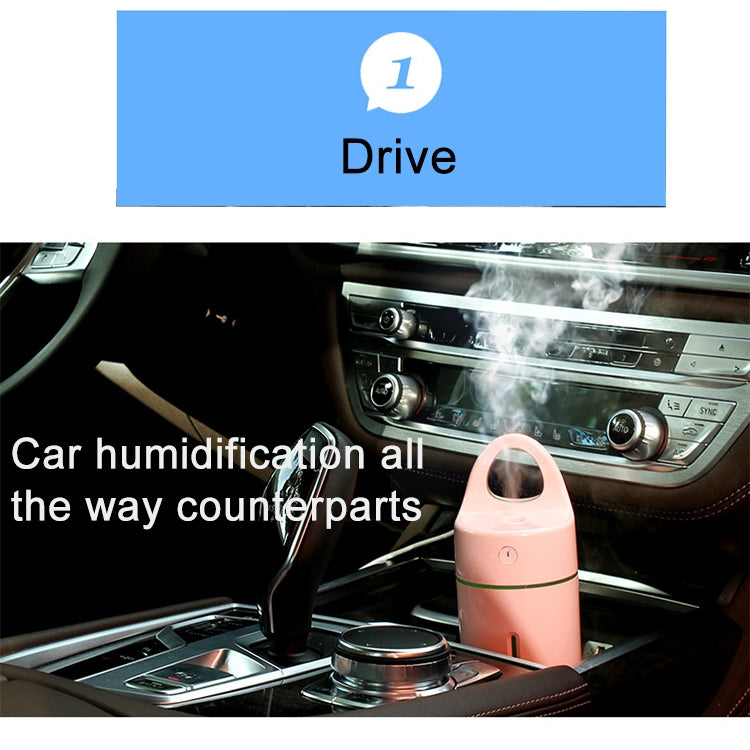 1.5W - 2W 175ml มินิแบบพกพา USB ไอออนลบ Humidifier ความงามและน้ำอาหารเสริมเครื่องมือที่มีสีสัน LED LIGHT