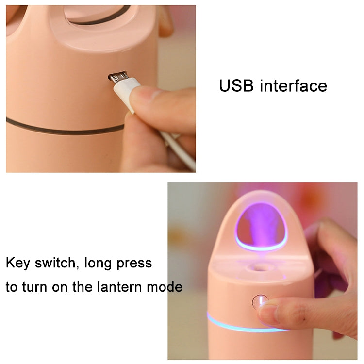 1.5W - 2W 175ml มินิแบบพกพา USB ไอออนลบ Humidifier ความงามและน้ำอาหารเสริมเครื่องมือที่มีสีสัน LED LIGHT