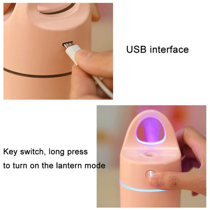 1.5W - 2W 175ml มินิแบบพกพา USB ไอออนลบ Humidifier ความงามและน้ำอาหารเสริมเครื่องมือที่มีสีสัน LED LIGHT
