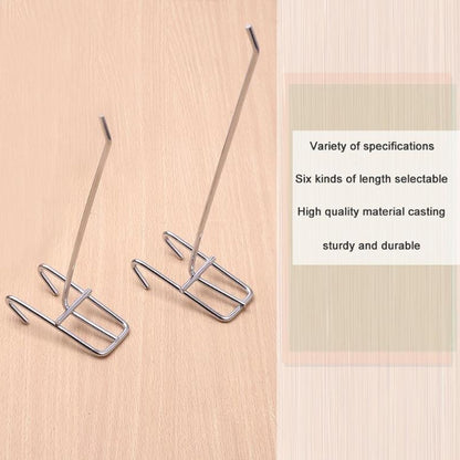 10 ชิ้น 3.5 มม. ซูเปอร์มาร์เก็ตตะแกรงเหล็กชั้นวางตะขอ, ความยาว: 20 ซม, 3.5mm 20cm