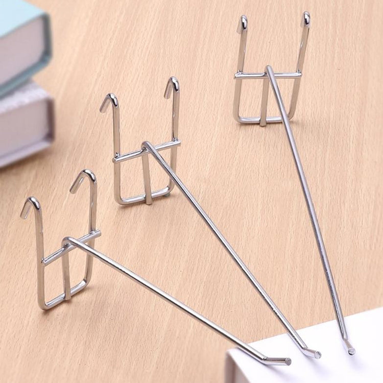10 ชิ้น 3.5 มม. ซูเปอร์มาร์เก็ตตะแกรงเหล็กตะขอแขวน, ความยาว: 5 ซม, 3.5mm 5cm