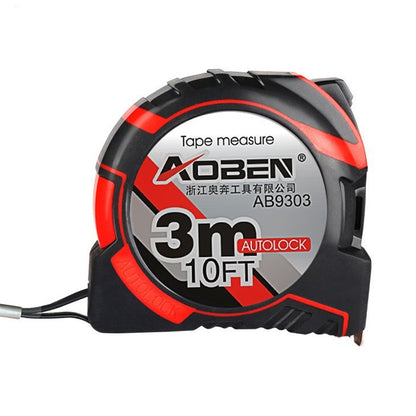 Aoben ไม้บรรทัดแบบยืดหดได้เทปวัดแบบพกพาดึงไม้บรรทัดมินิเทปวัดความยาว: 3 ม. ความกว้าง: 19 มม., Length: 3m Width: 19mm