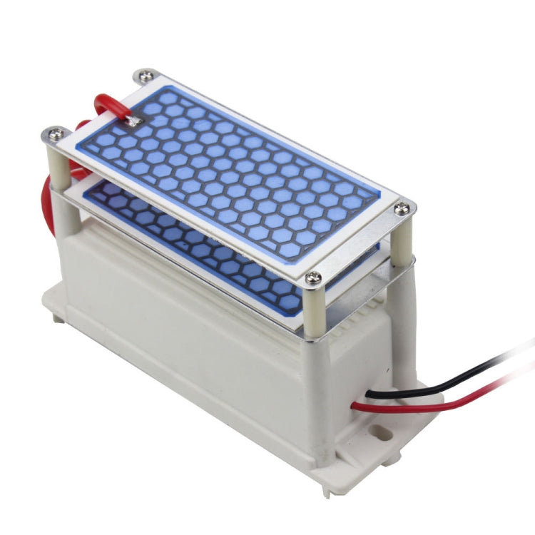 DC 12V 10G ฆ่าเชื้อฆ่าเชื้อกำจัดกลิ่นเครื่องกำเนิดโอโซนแบบรวมแผ่นเซรามิกอุณหภูมิสูง, DC 12V 10G