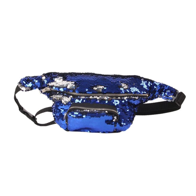 Sequins เอวกระเป๋าคู่สีกระเป๋าแต่งหน้า Mermaid กระเป๋า Chest Pack ผู้หญิงสาวเดินทางกระเป๋าโทรศัพท์มือถือ