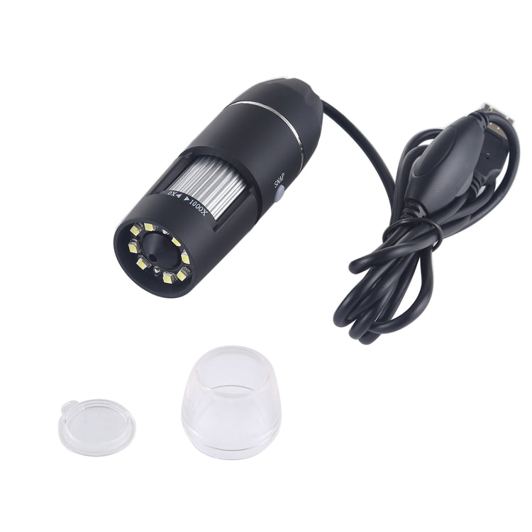แว่นขยาย USB HD 0.3MP เซ็นเซอร์รับภาพ 2560x1920P กล้องจุลทรรศน์ดิจิตอล USB พร้อม 8 LED และขาตั้งแบบมืออาชีพ