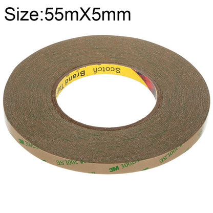 3M300LS 3M กาวซุปเปอร์ เทปไร้รอยสองหน้า โปร่งใสบางเฉียบและทนอุณหภูมิสูง ขนาด: 55ม. x 5มม., Size: 55m x 5mm