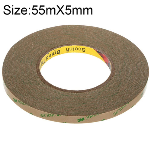 3M300LS 3M กาวซุปเปอร์ เทปไร้รอยสองหน้า โปร่งใสบางเฉียบและทนอุณหภูมิสูง ขนาด: 55ม. x 5มม., Size: 55m x 5mm