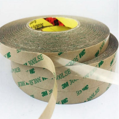 3M300LS 3M กาวซุปเปอร์ เทปไร้รอยสองหน้า โปร่งใสบางเฉียบและทนอุณหภูมิสูง ขนาด: 55ม. x 5มม., Size: 55m x 5mm
