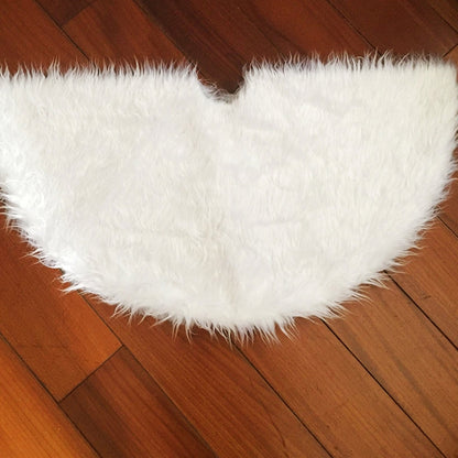 ตุ๊กตาต้นคริสต์มาสประดับกระโปรงทรงกลมสีขาว เส้นผ่านศูนย์กลาง 90ซม, 90cm