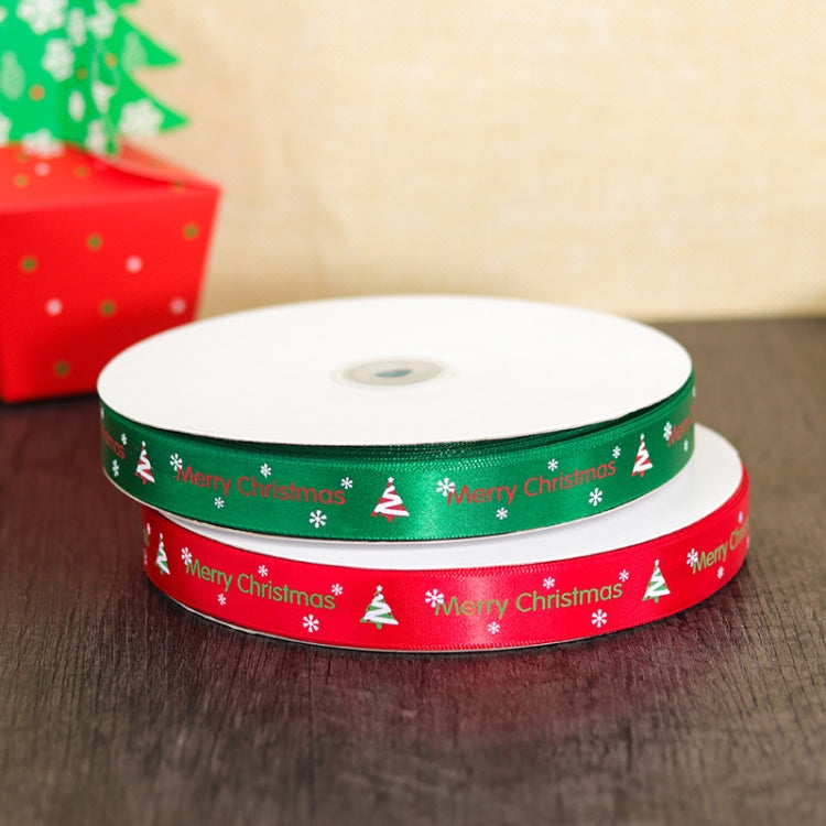 กล่องของขวัญคริสต์มาส ริบบิ้นบรรจุดอกไม้ สี ขนาด 91ม. x 2ซม, Coloured Ribbon