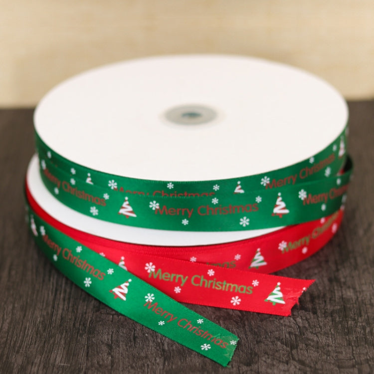 กล่องของขวัญคริสต์มาส ริบบิ้นบรรจุดอกไม้ สี ขนาด 91ม. x 2ซม, Coloured Ribbon