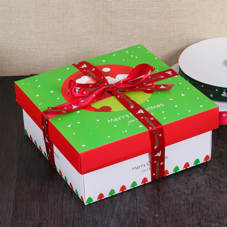 กล่องของขวัญคริสต์มาส ริบบิ้นบรรจุดอกไม้ สี ขนาด 91ม. x 2ซม, Coloured Ribbon