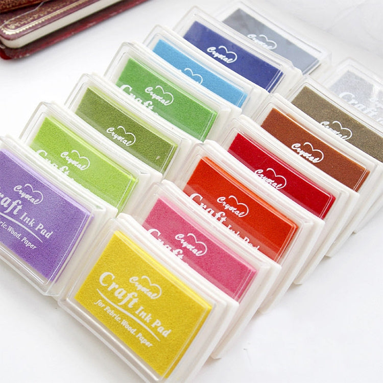 Hot Chic Child Craft แสตมป์ยาง InkPad DIY จากน้ำมัน 15 สี, Inkpad 4