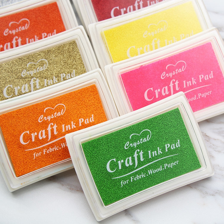 Hot Chic Child Craft แสตมป์ยาง InkPad DIY จากน้ำมัน 15 สี, Inkpad 4