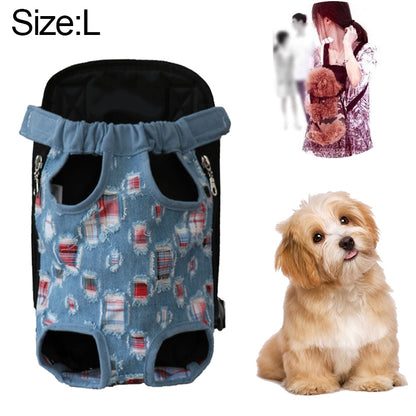 กระเป๋าเป้สะพายหลังสุนัขใส่สัตว์เลี้ยงด้านหน้า Size：L, Size：L