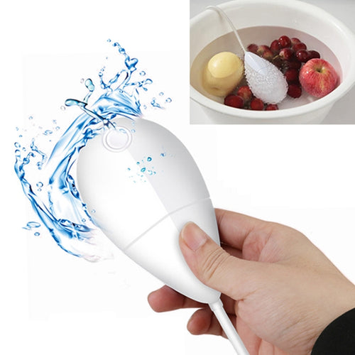 เครื่องซักผ้าอัลตราโซนิกขนาดเล็กแบบพกพาสำหรับเสื้อผ้า / ผัก / ผลไม้, Water Drop Style