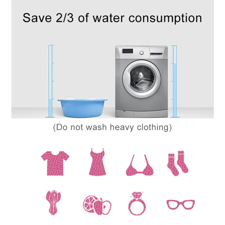 เครื่องซักผ้าอัลตราโซนิกขนาดเล็กแบบพกพาสำหรับเสื้อผ้า / ผัก / ผลไม้, Water Drop Style
