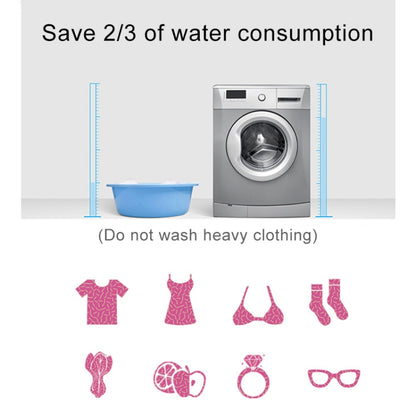 เครื่องซักผ้าอัลตราโซนิกขนาดเล็กแบบพกพาสำหรับเสื้อผ้า / ผัก / ผลไม้, Water Drop Style