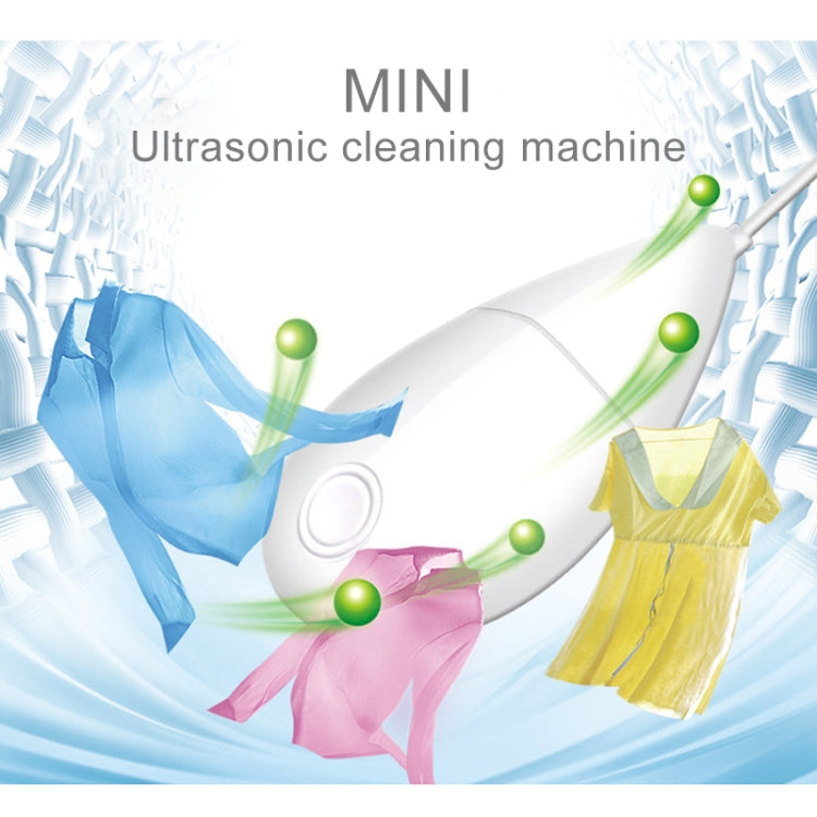 เครื่องซักผ้าอัลตราโซนิกขนาดเล็กแบบพกพาสำหรับเสื้อผ้า / ผัก / ผลไม้, Water Drop Style