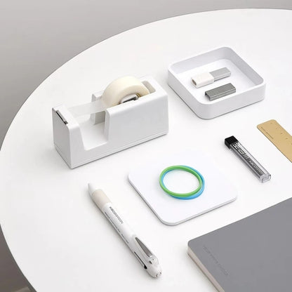 ตู้เทป Xiaomi Youpin Kaco LEMO ดั้งเดิมพร้อมเทปและลวดเย็บกระดาษ 2 ม้วน, Kaco LEMO Tape Dispenser