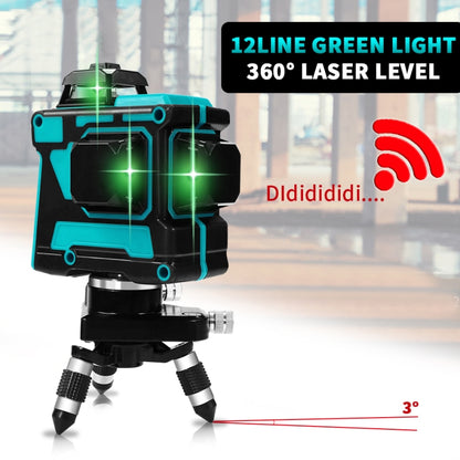 Hilda LS055 ระดับเลเซอร์ 12 เส้น 3D Self-leveling 360 Crossแนวนอนแนวตั้งระดับลำแสงสีเขียว