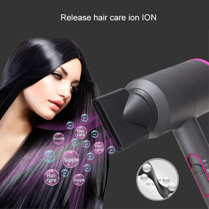 เครื่องเป่าผมอุณหภูมิคงที่แบบประจุลบเย็นกำลังสูง 2000W ปลั๊กสหราชอาณาจักร, UK Plug (Grey+Blue) +2, UK Plug (Red + Black) +2, UK Plug (Red + Grey) +2
