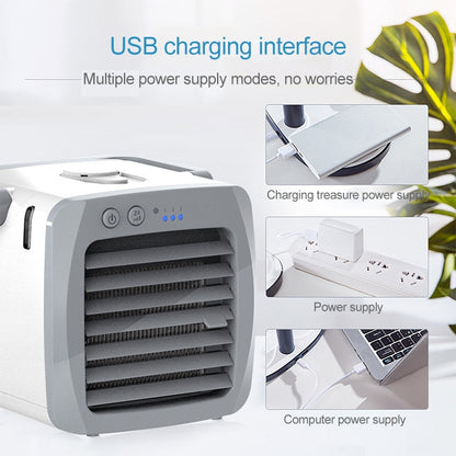 มินิแบบพกพา USB เครื่องทำความเย็นเครื่องปรับอากาศพัดลม Air Cooler