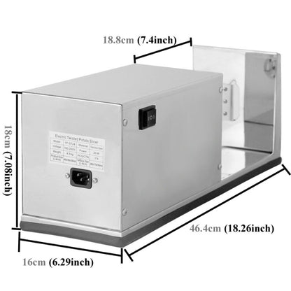 ทาวเวอร์เครนมันฝรั่งทอร์นาโดไฟฟ้าสแตนเลส ปลั๊ก EU, Electric