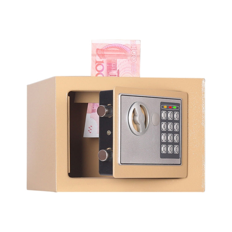 17E Home Mini Electronic Security ล็อค กล่องตู้ติดผนังตู้เซฟพร้อมฟังก์ชั่นหยอดเหรียญ