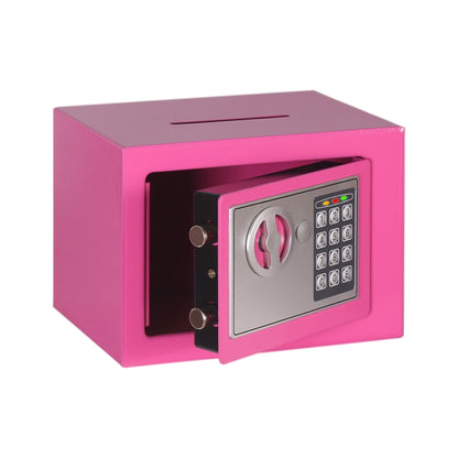17E Home Mini Electronic Security ล็อค กล่องตู้ติดผนังตู้เซฟพร้อมฟังก์ชั่นหยอดเหรียญ