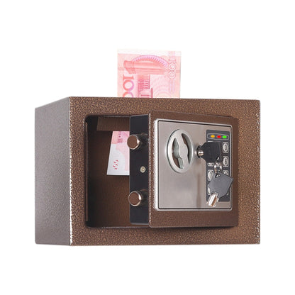 17E Home Mini Electronic Security ล็อค กล่องตู้ติดผนังตู้เซฟพร้อมฟังก์ชั่นหยอดเหรียญ
