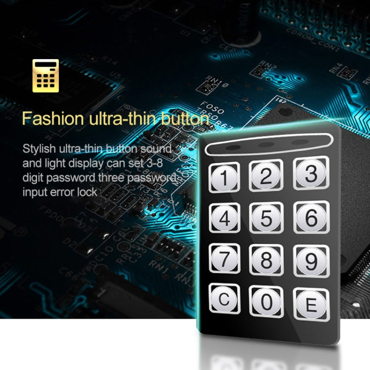 17E Home Mini Electronic Security ล็อค กล่องตู้ติดผนังตู้เซฟพร้อมฟังก์ชั่นหยอดเหรียญ