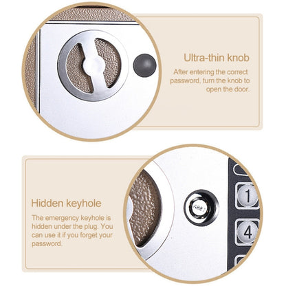 17E Home Mini Electronic Security ล็อค กล่องตู้ติดผนังตู้เซฟพร้อมฟังก์ชั่นหยอดเหรียญ