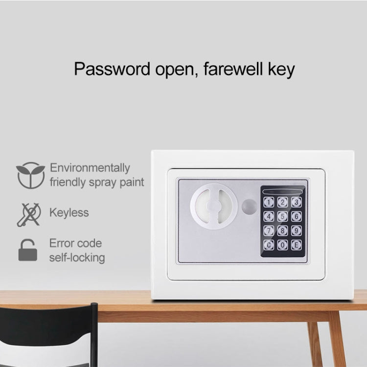17E Home Mini Electronic Security ล็อค กล่องตู้ติดผนังตู้เซฟพร้อมฟังก์ชั่นหยอดเหรียญ