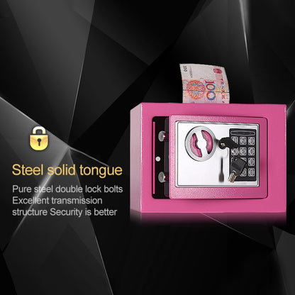 17E Home Mini Electronic Security ล็อค กล่องตู้ติดผนังตู้เซฟพร้อมฟังก์ชั่นหยอดเหรียญ