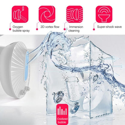 GYB001 เครื่องล้างจานอัลตราโซนิกขนาดเล็กแบบพกพา USB ชาร์จผลไม้ทำความสะอาดบรรจุภัณฑ์ที่เป็นกลาง, Neutral Packaging (Champagne Gold), Neutral Packaging (Pink), Neutral Packaging (Green), Neutral Packaging (Blue)