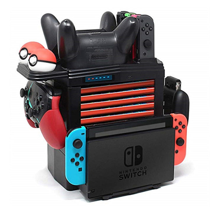 KJH Multi-Function Bracket Handle ชาร์จฐานรับกรอบสำหรับ Nintendo SWITCH, KJH-SWITCH-27