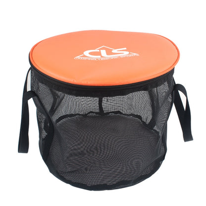 30L 4 in 1 PVC Outdoor Folding Double Drain Basket แคมป์ปิ้ง ประมง Gear Bag