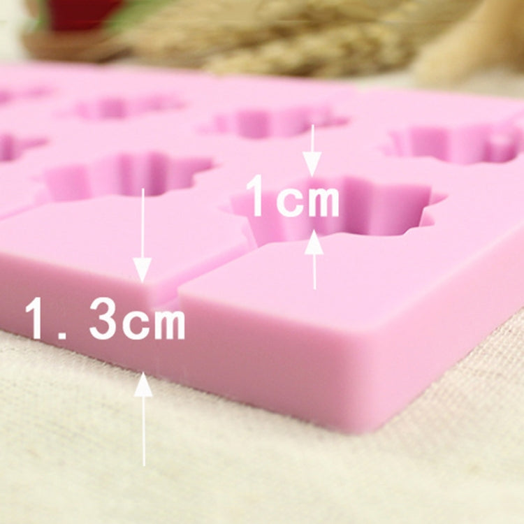 แม่พิมพ์ช็อคโกแลตซิลิโคน DIY ความจุ 12 ความจุ (รูปทรงอมยิ้ม), Cow Shape, Lollipop Shape