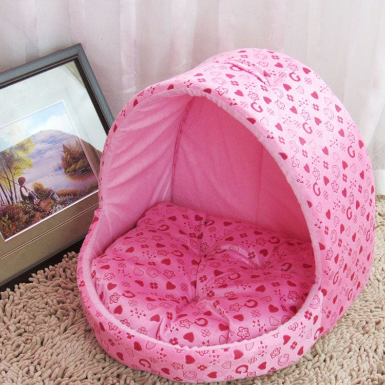 สัตว์เลี้ยงสุนัขขนาดเล็กบ้านแมว Creative Yurt Shape Dog House, ขนาด: L, 42 * 48 * 48 ซม, Size: L