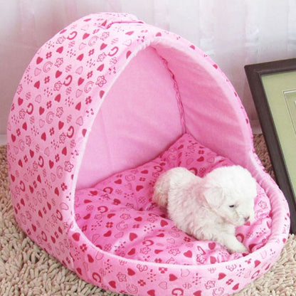 สัตว์เลี้ยงสุนัขขนาดเล็กบ้านแมว Creative Yurt Shape Dog House, ขนาด: L, 42 * 48 * 48 ซม, Size: L