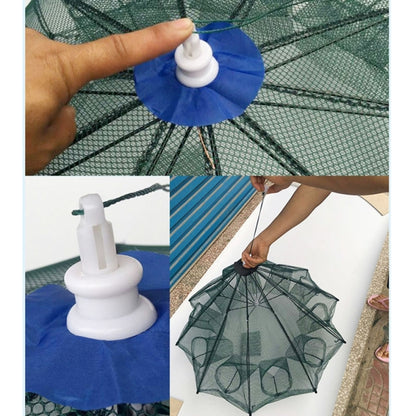 4 หลุมอัตโนมัติพับตกปลาสุทธิไนลอนกุ้งปู Minnow กับดักปลา Cast NET Fishing Tackle, 4 Holes