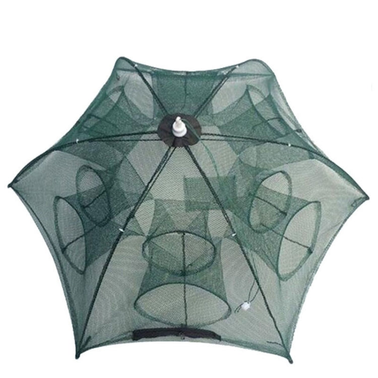 12 หลุมอัตโนมัติพับตกปลาสุทธิไนลอนกุ้งปู Minnow กับดักปลา Cast NET Fishing Tackle, 12 Holes