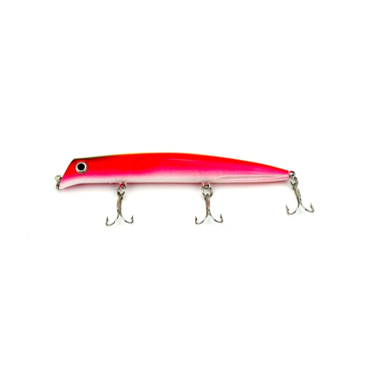 HENGJIA เหยื่อตกปลาประดิษฐ์ Popper Bionic Fishing Bait พร้อมตะขอ, ความยาว: 12.6 ซม., การจัดส่งสีแบบสุ่ม, Length: 12.6 cm