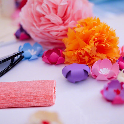 กระดาษบรรจุภัณฑ์ดอกไม้ 10 ชิ้นกระดาษทำด้วยมือ DIY การจัดส่งสีแบบสุ่ม, DIY Handmade Paper