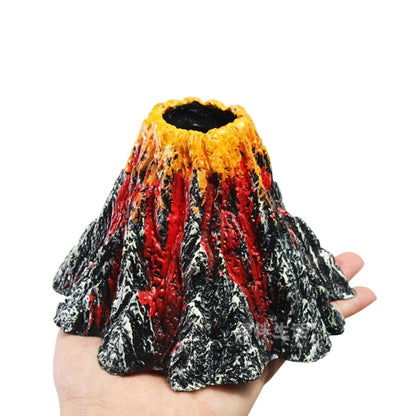 ต้นไม้ประดิษฐ์หญ้าตู้ปลาตกแต่ง Volcano Rock ภูมิทัศน์, Creative Rockery เครื่องประดับเรซิ่น Aquarium ปั๊มลม, ขนาด: S, 8.5*5.5*2.0 ซม., Size: S, 8.5*5.5*2.0 cm